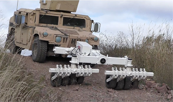 CSI & Humanistic Robotics Awarded Contract to Provide the Afghan National Army with Mine Rollers
